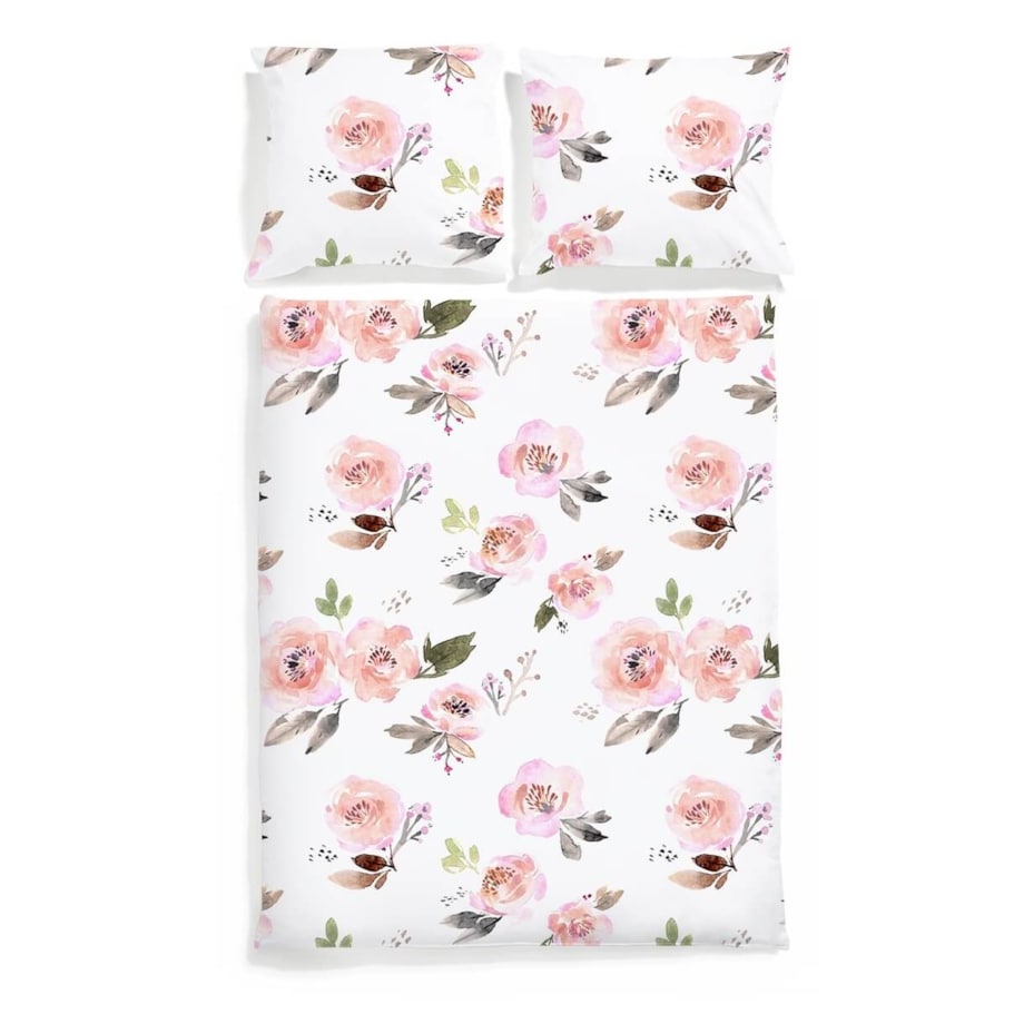 Pościel Róże 220/200 + 2 x 50/60 cm