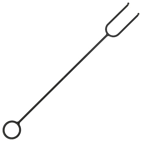 vidaXL Palenisko z pogrzebaczem, 75 cm, XXL, stal