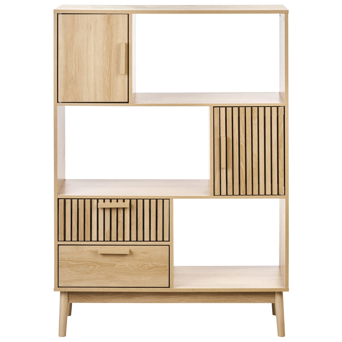 Regał LYNWOOD 140 cm Jasnobrązowy