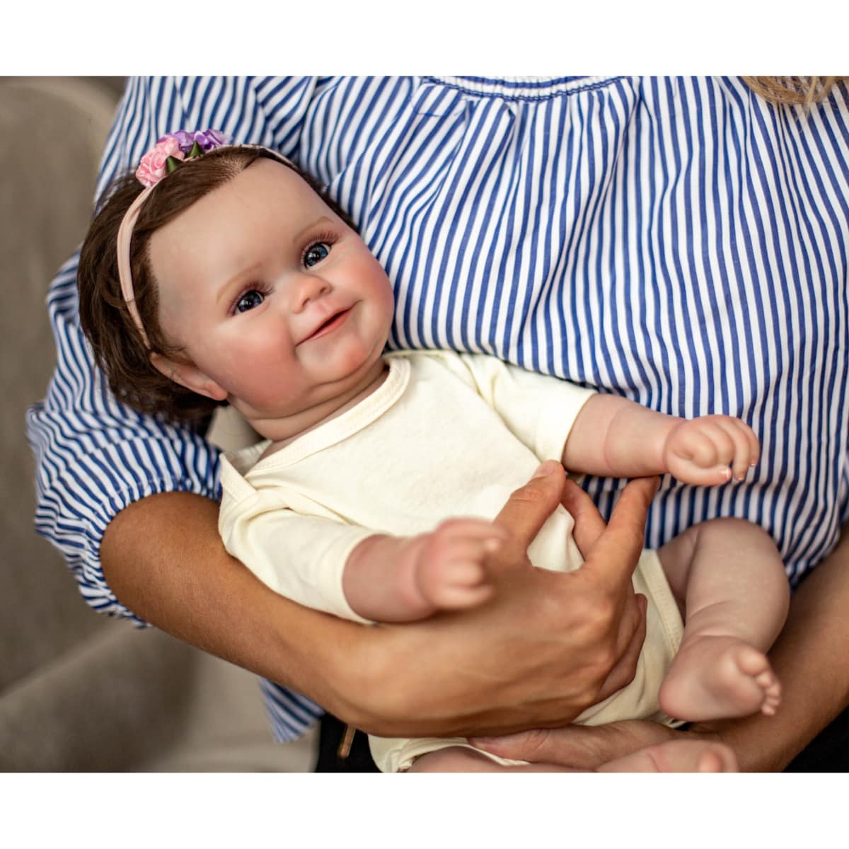 Duża Lalka jak prawdziwe dziecko Reborn Lalki Hiszpańskie z akcesoriami