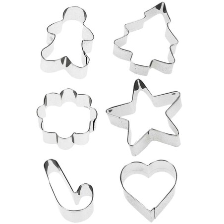 Wykrawacz Cukierniczy Stalowy Foremki do Ciastek Pierników Święta Zestaw