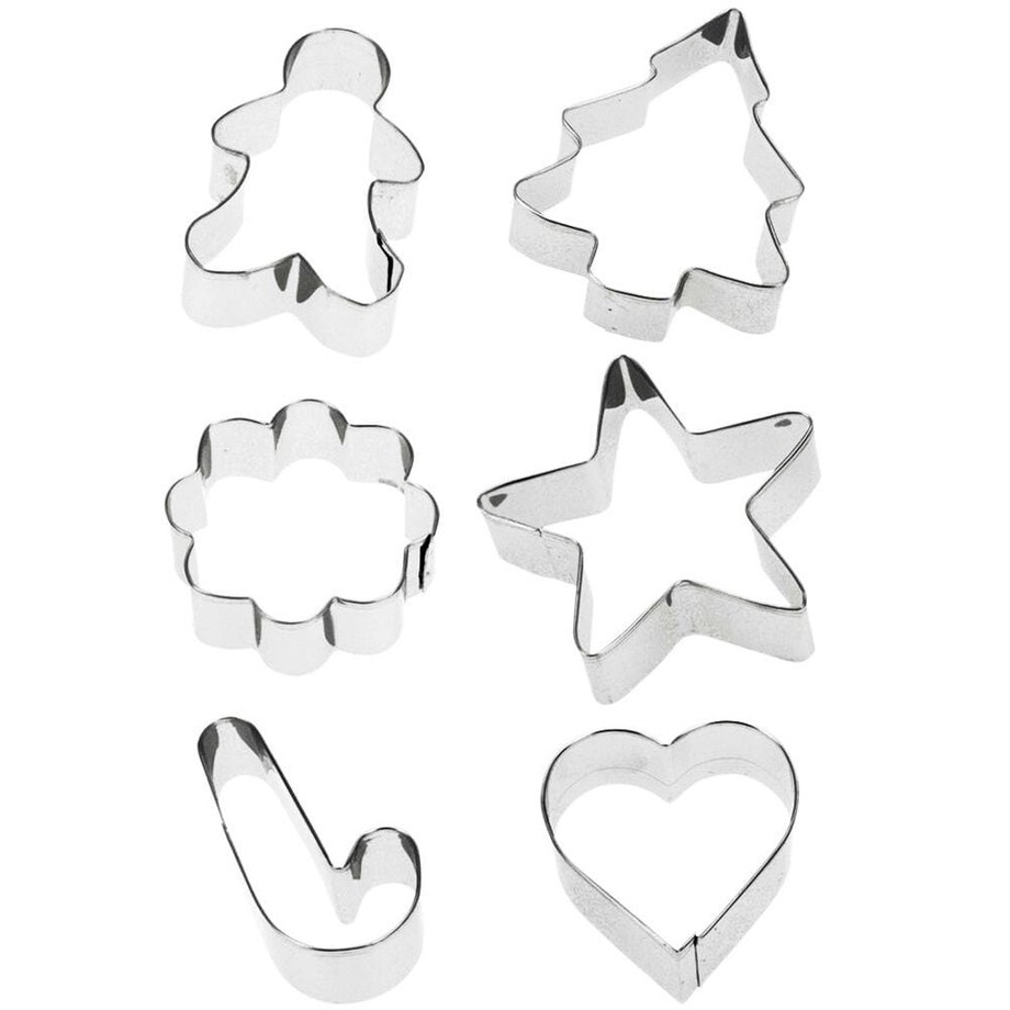 Wykrawacz Cukierniczy Stalowy Foremki do Ciastek Pierników Święta Zestaw