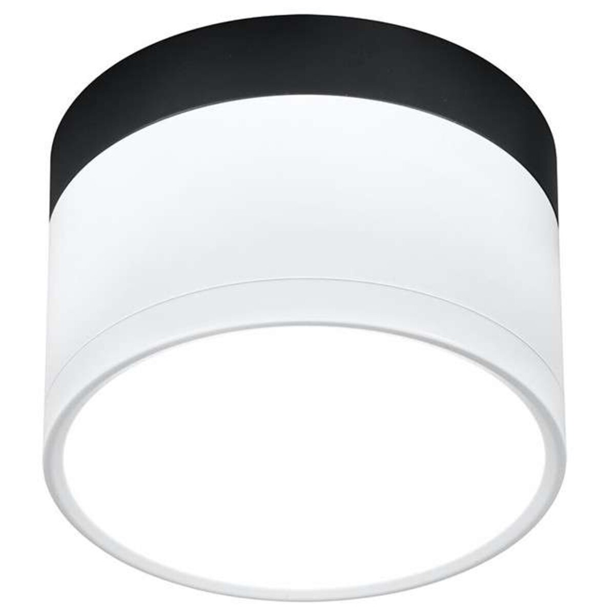 Plafon LAMPA sufitowa 2273631 Candellux okrągła OPRAWA metalowa LED 9W 4000K downlight biały czarny