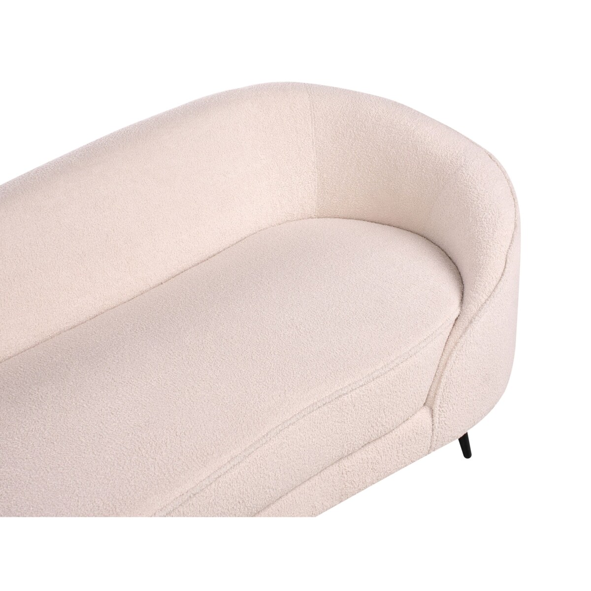 Sofa SAVAR Boucle Beżowy dla 3 osób