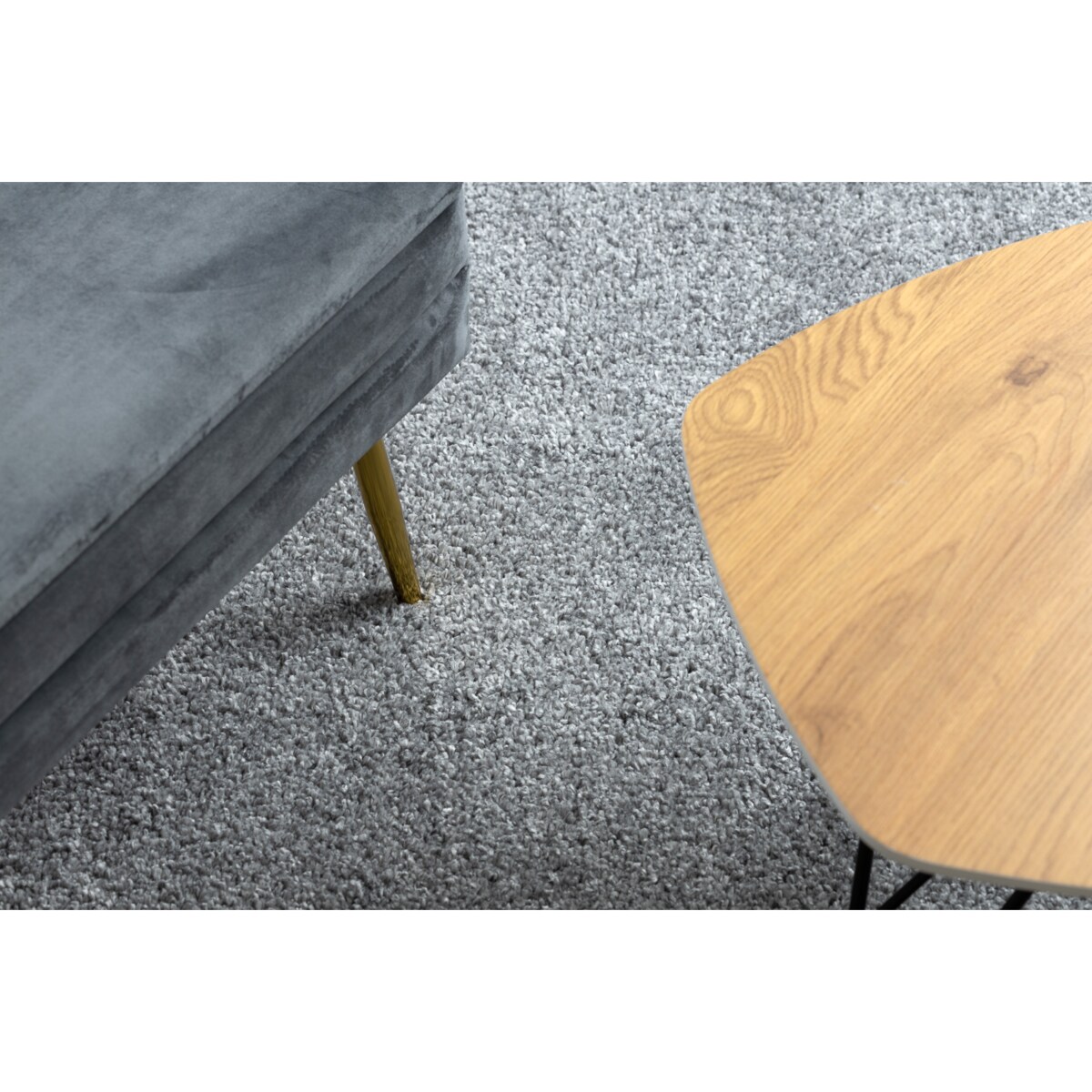 Dywan kwadratowy BERBER 9000 szary Frędzle 160x160 cm