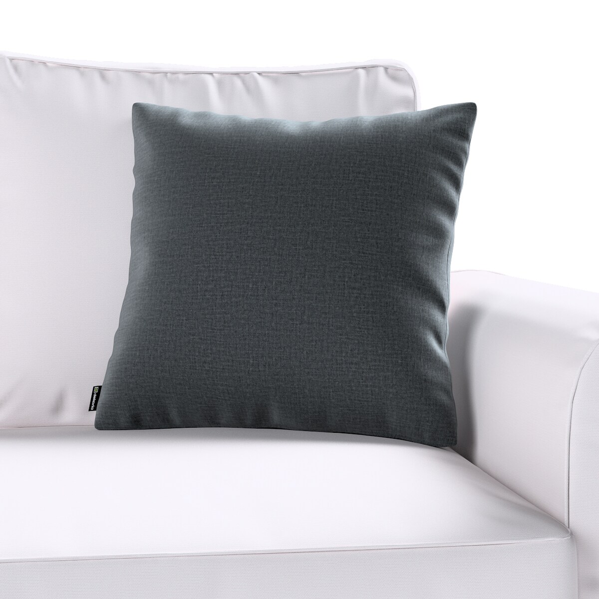 Poszewka Kinga na poduszkę 50x50 grafitowy welwet