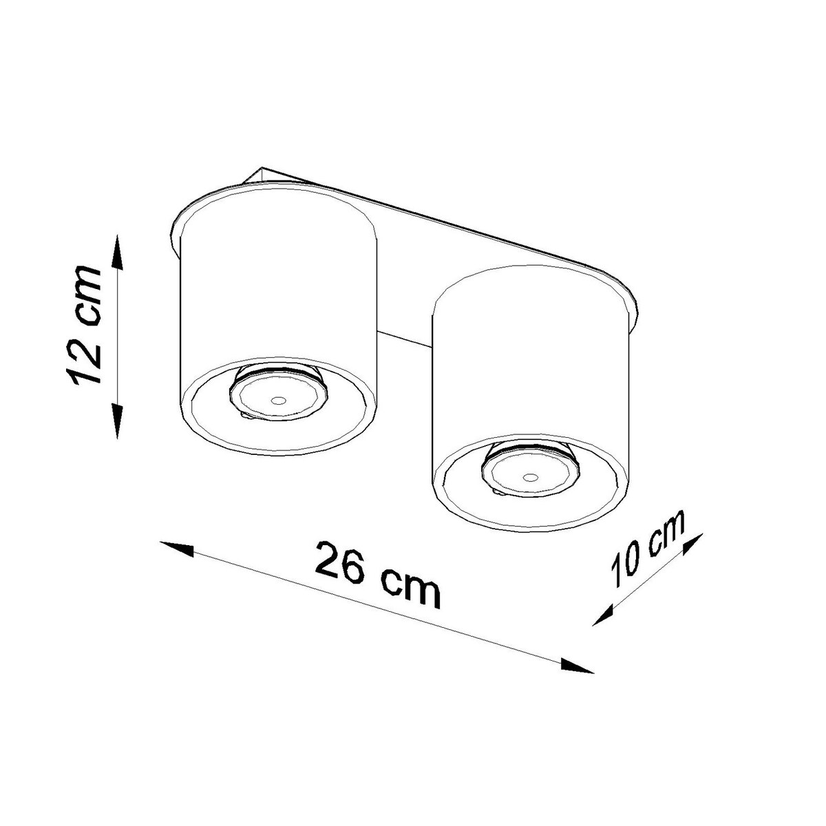 Plafon ORBIS 2 ultramaryna