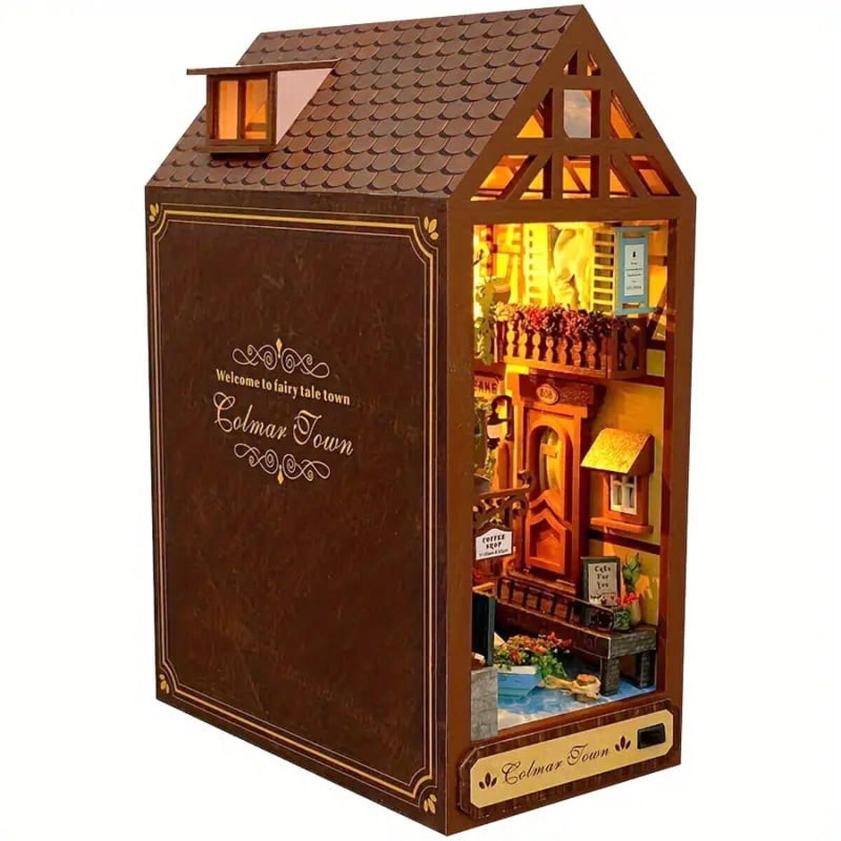 Miniaturowy domek Book Nook - Miasteczko Colmar