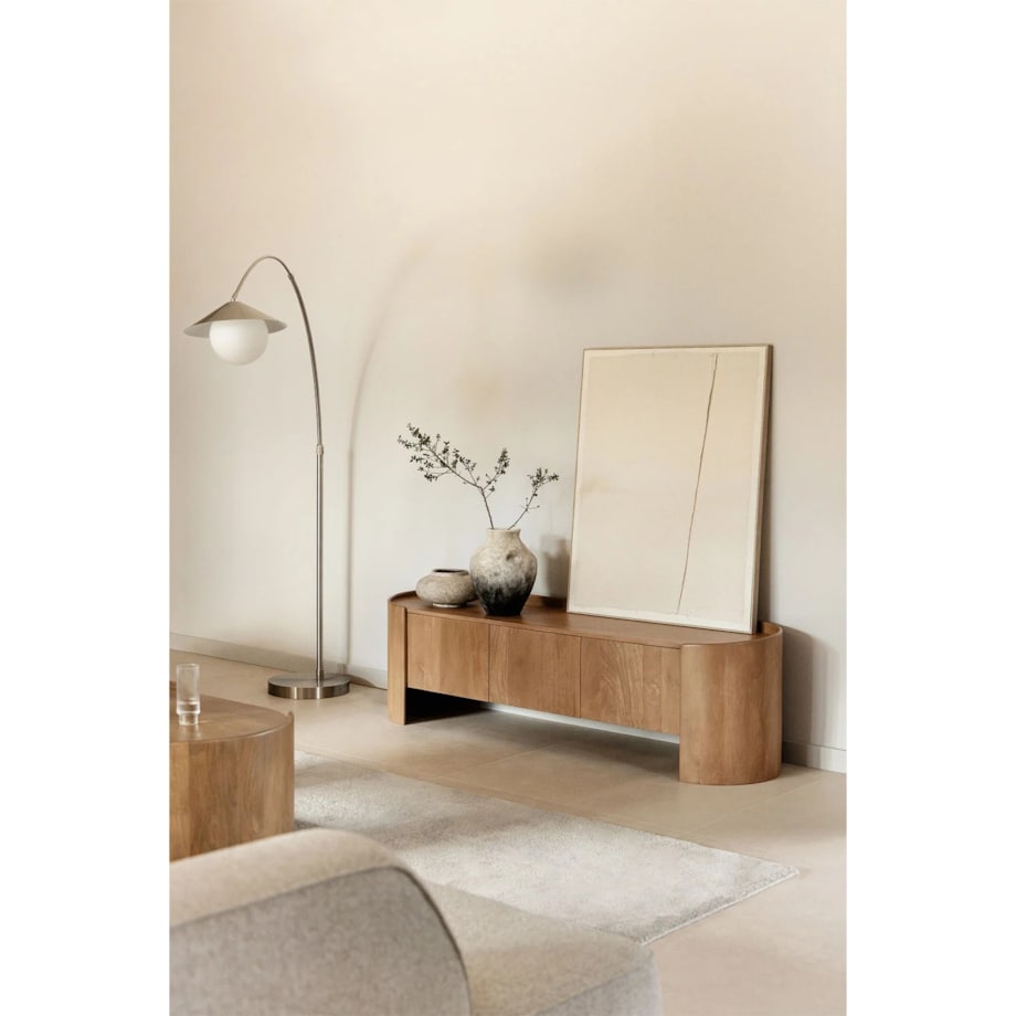 Szafka RTV 175x50 cm z drewna mango Sidney