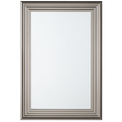 Lustro ścienne CHATAIN 61 cm 91 cm Srebrny