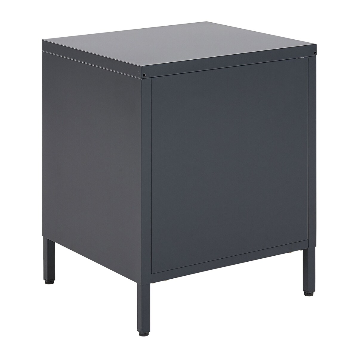 Szafka nocna metalowa grafitowa MALAVI