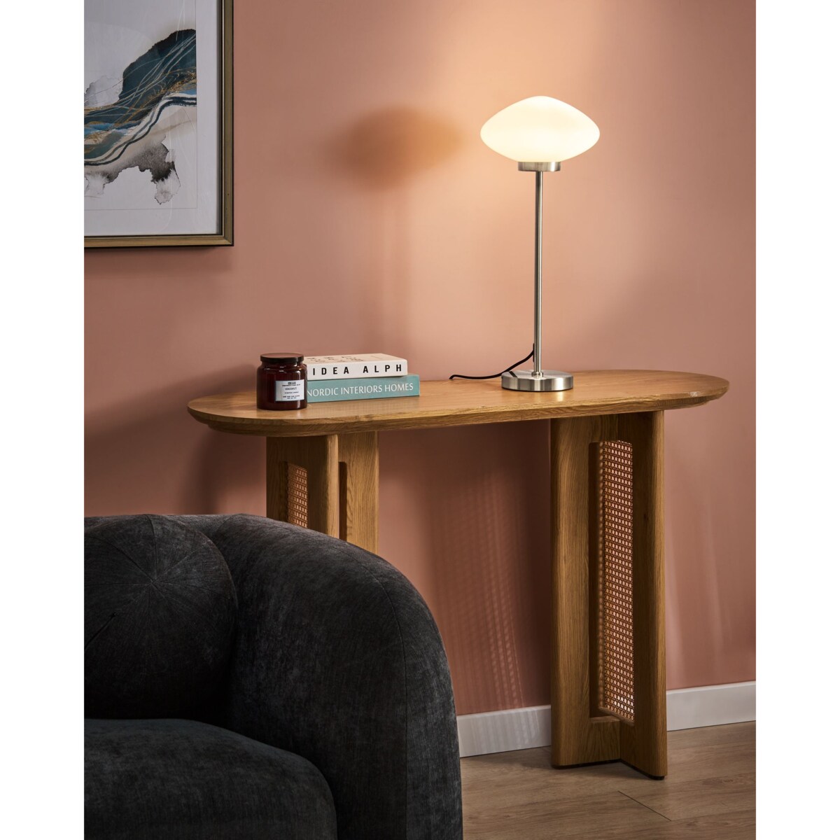 Lampa stołowa SIBUN Metal Srebrny