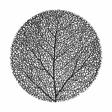 KORA PODKŁADKA CZARNA 38 CM