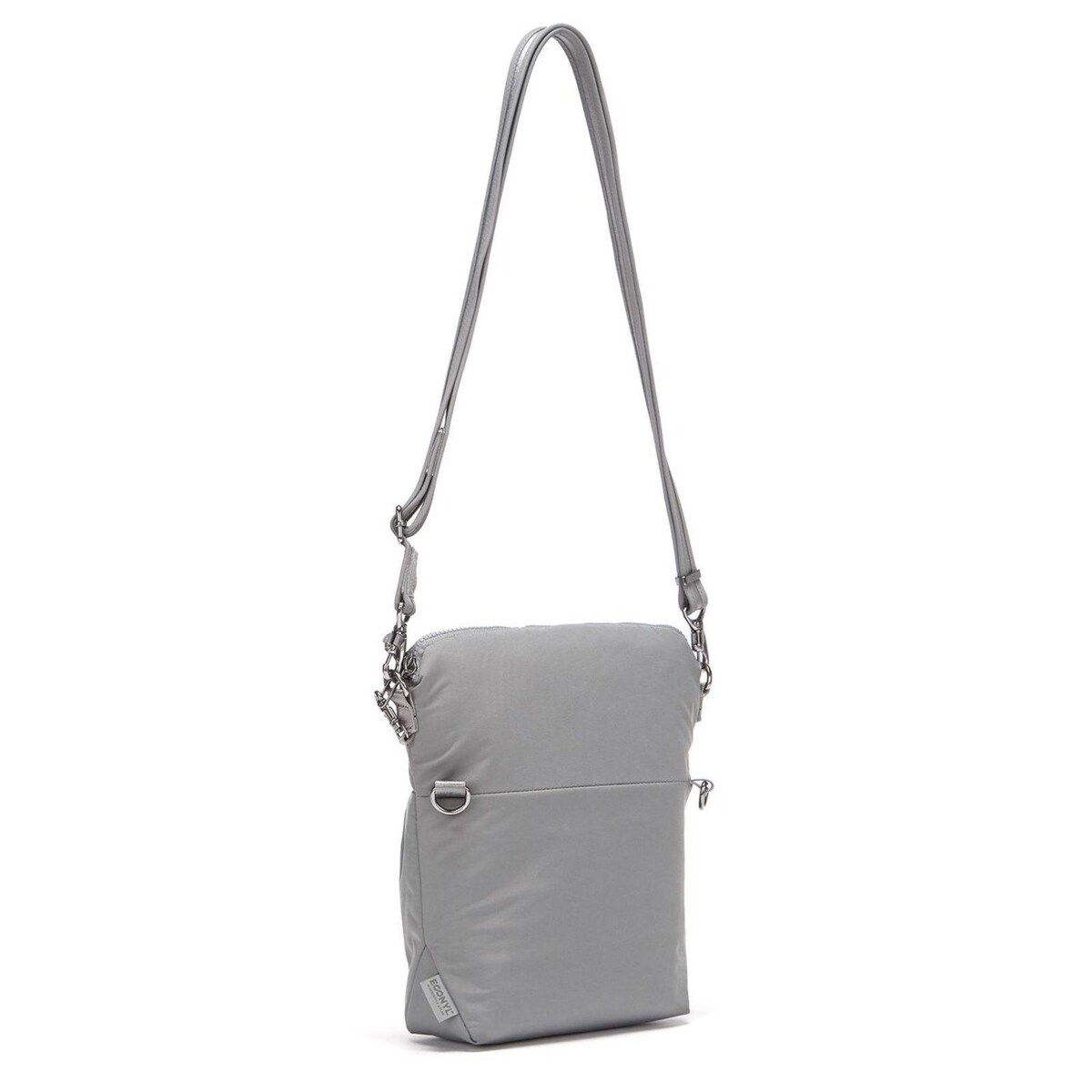 Składana torebka damska antykradzieżowa Pacsafe Citysafe CX Econyl® - jasnoszara