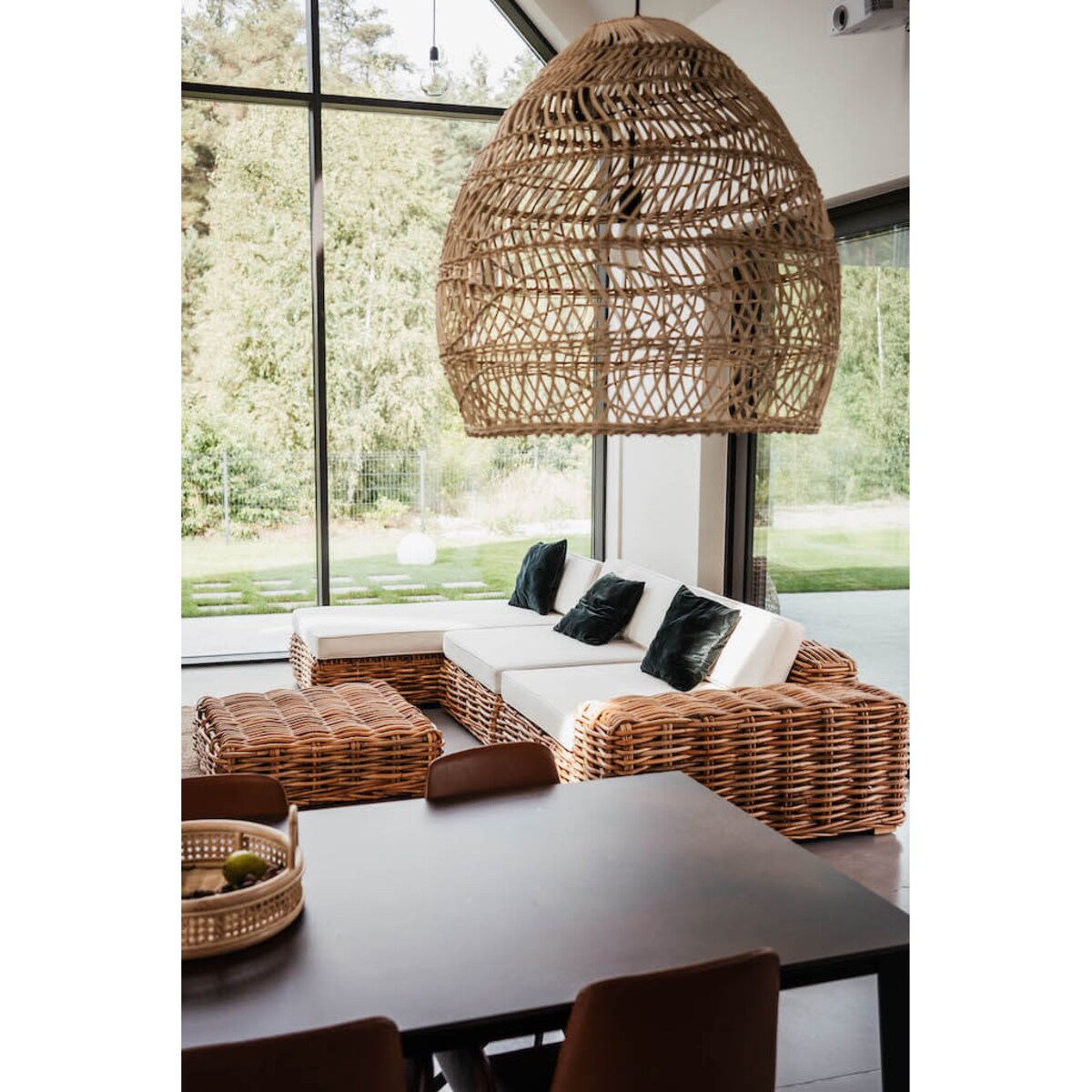 Lampa wisząca Cezar XL naturalna Monnarita