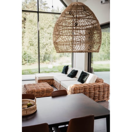 Lampa wisząca Cezar XL naturalna Monnarita
