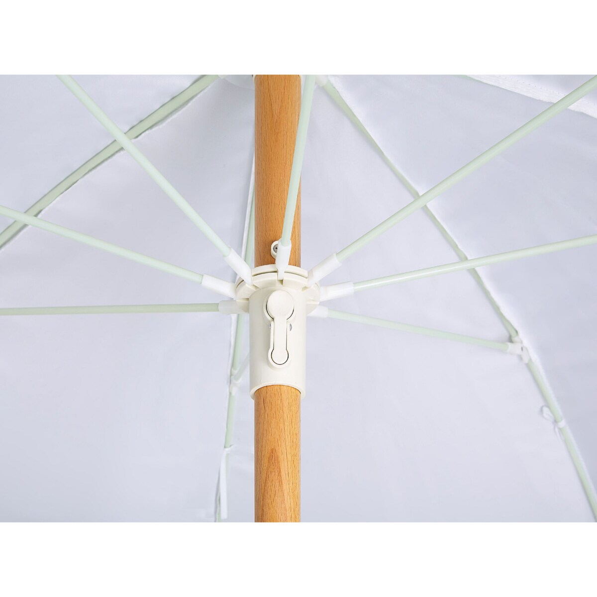 Parasol ogrodowy ⌀ 150 cm biały MONDELLO