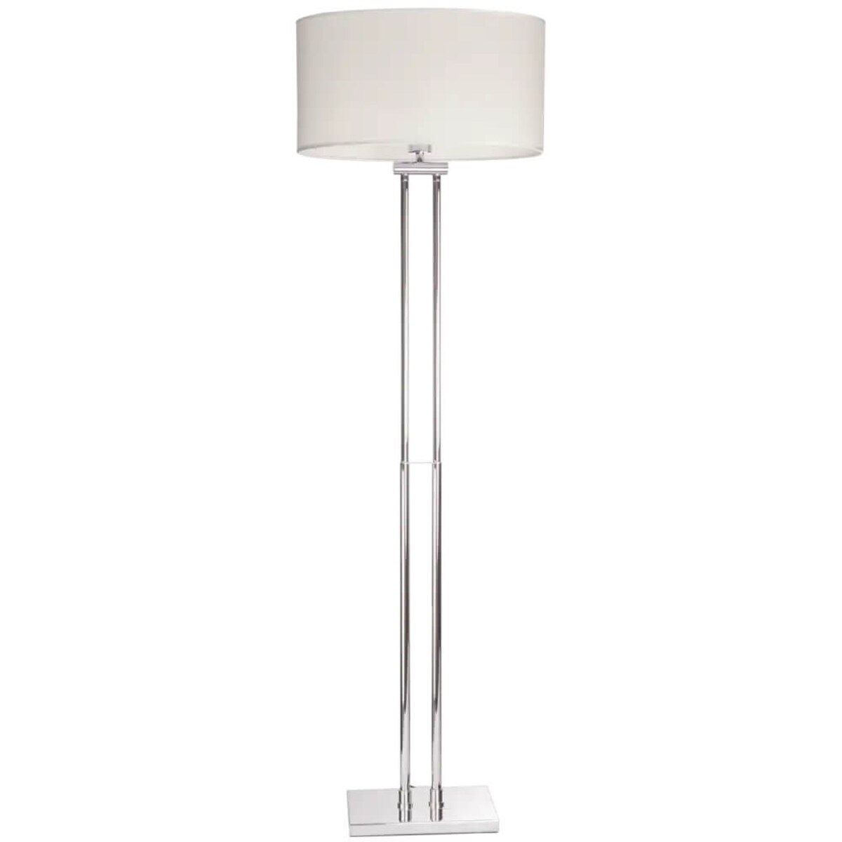 Nowoczesna lampa podłogowa Athens do pokoju biała chrom