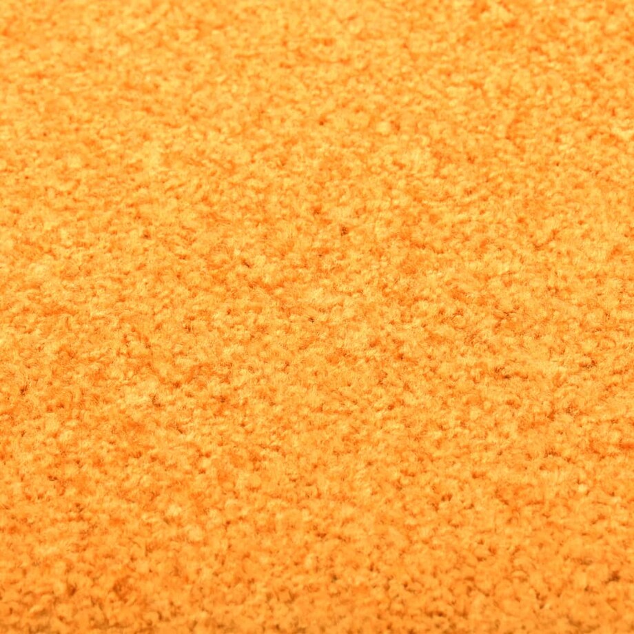 vidaXL Wycieraczka z możliwością prania, pomarańczowa, 90 x 120 cm