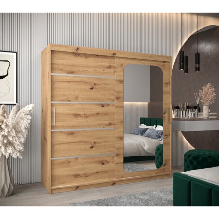 Szafa przesuwna Garderoba PROMO V2 200 artisan/artisan