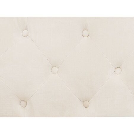 Sofa 2-osobowa welurowa beżowa SKIEN