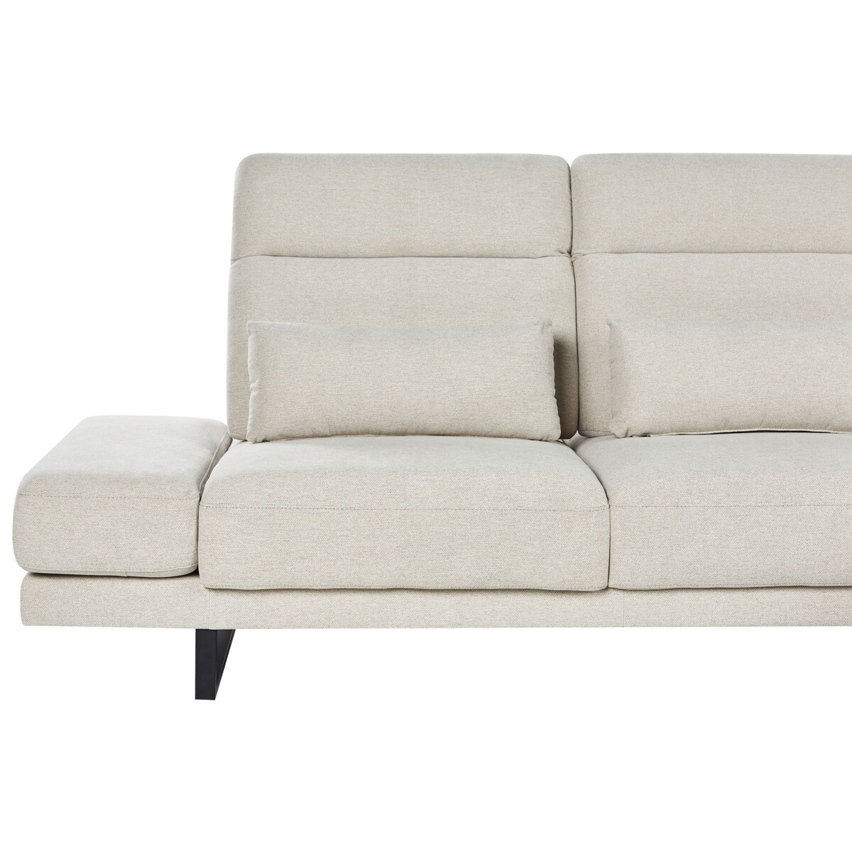 Narożnik IKAST Beżowy dla 4 osób Lewostronny