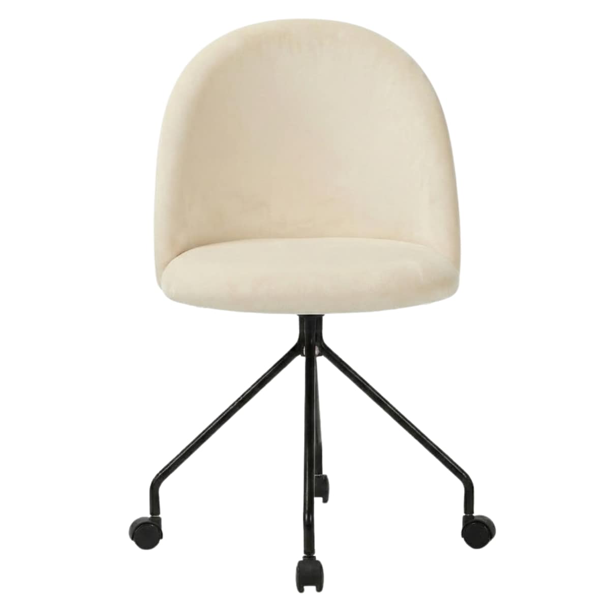 Fotel biurowy krzesło obrotowe do biurka ucznia gabinetu regulowane beżowe