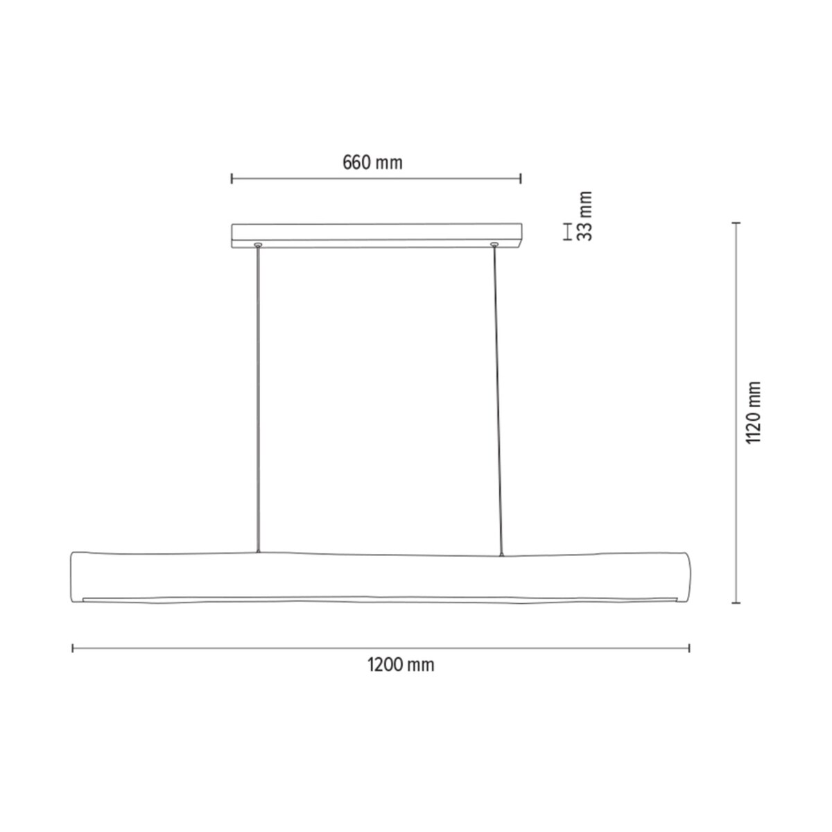 Drewniana Lampa Wisząca BRITOP Lighting Lucas 1xLED 38W Sosna Bejcowana Brązowa FSC, Ściemniacz Dotykowy, 1 szt.