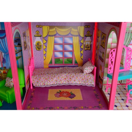 Wielki domek dla lalek Willa 94 cm +akcesoria FUNFIT