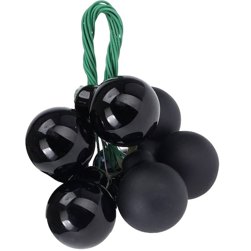 Dekoracja świąteczna z bombkami, 6 sztuk