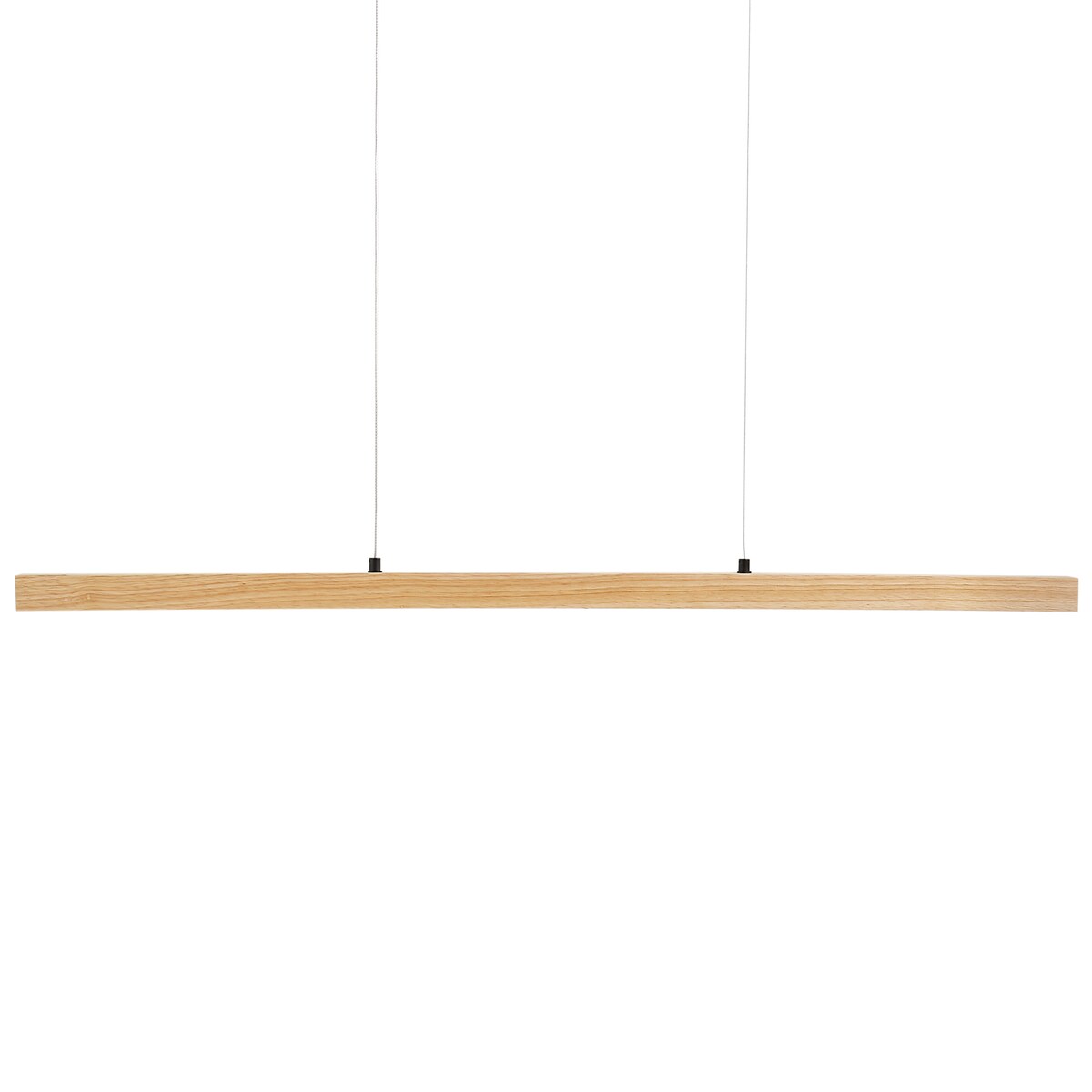Lampa wisząca LED STEWARTS Z pilotem Ze ściemniaczem Drewno dębowe Jasnobrązowy