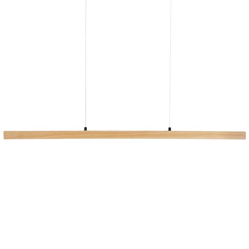 Lampa wisząca LED STEWARTS Z pilotem Ze ściemniaczem Drewno dębowe Jasnobrązowy