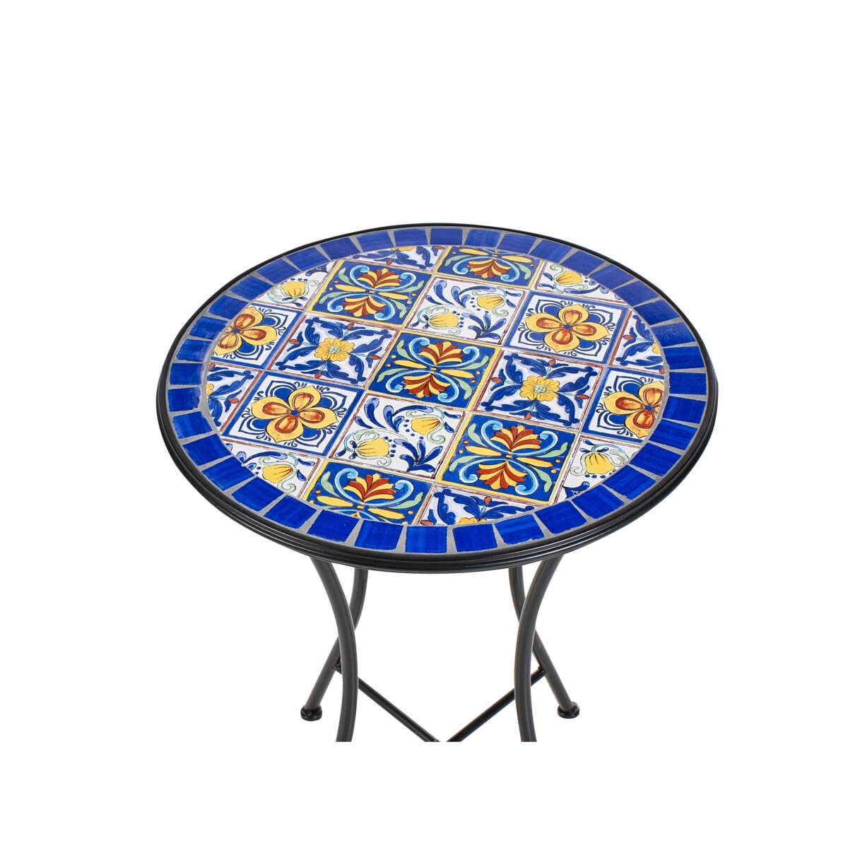 Stolik bistro CORIANO 60 cm Metal Czarny