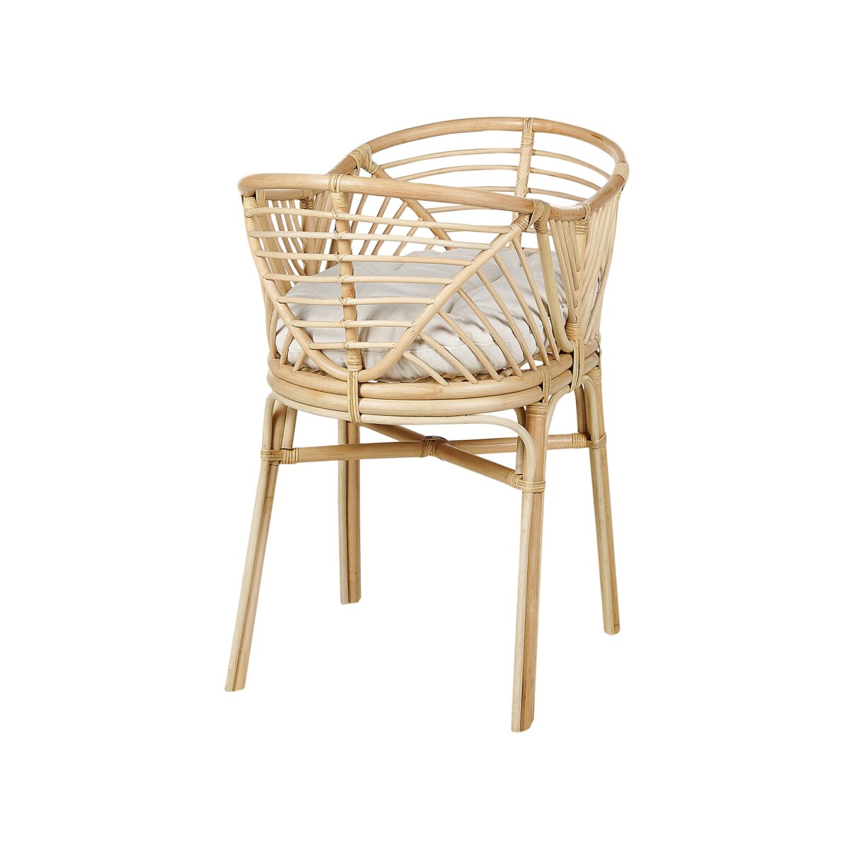 Łóżeczko dziecięce rattanowe jasne GRUISSAN