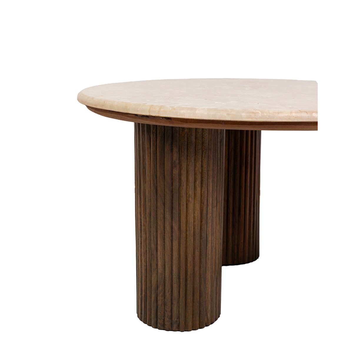 MaMaison stolik kawowy RAGNO marmur / drewno