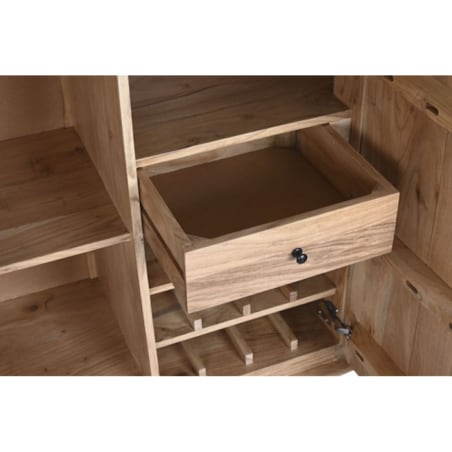 Komoda-barek z drewna akacjowego 100x90x45 cm ROBIN - IL