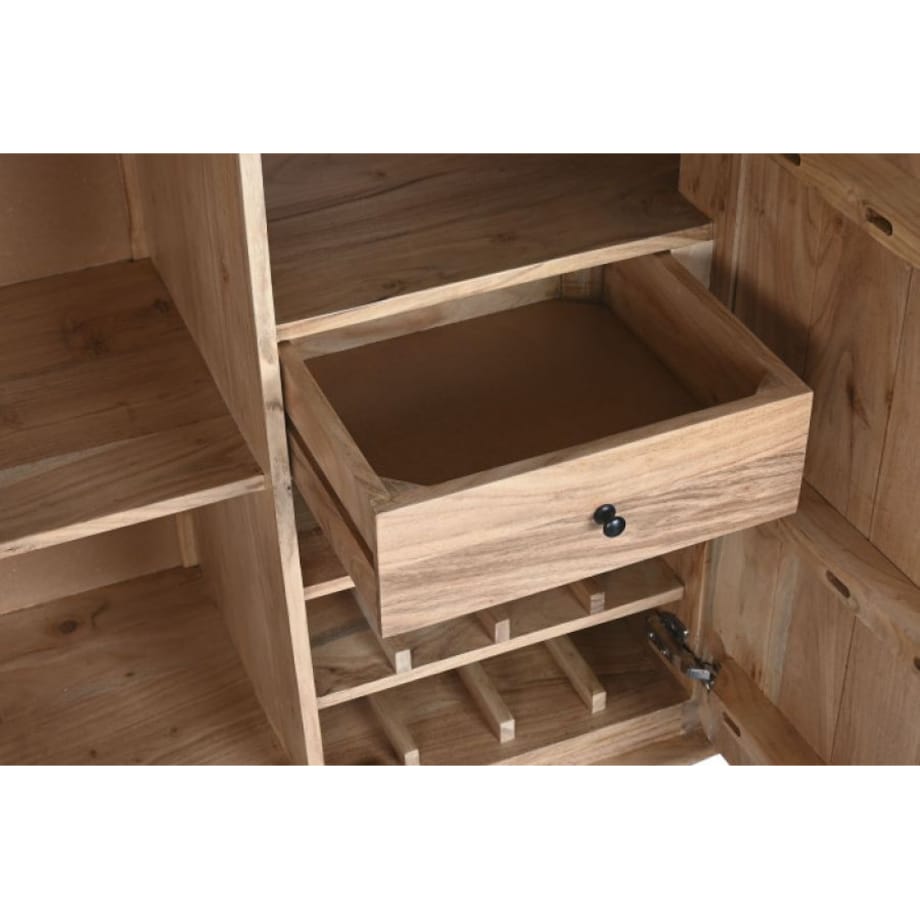 Komoda-barek z drewna akacjowego 100x90x45 cm ROBIN - IL