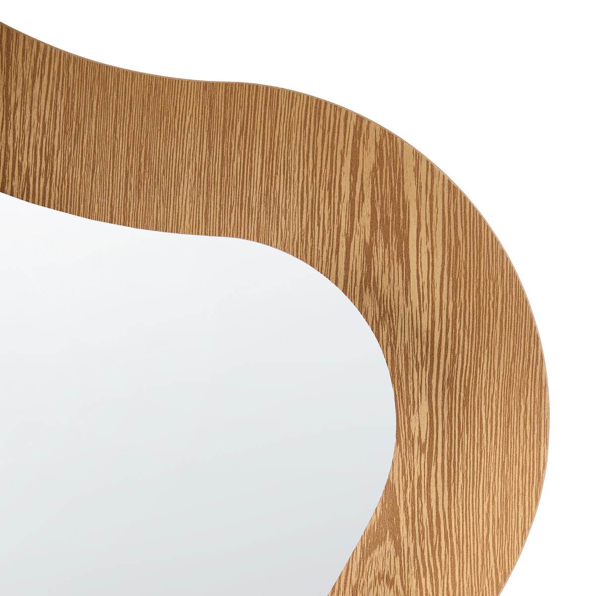 Lustro ścienne COMBRE 61 cm 170 cm LED Jasnobrązowy