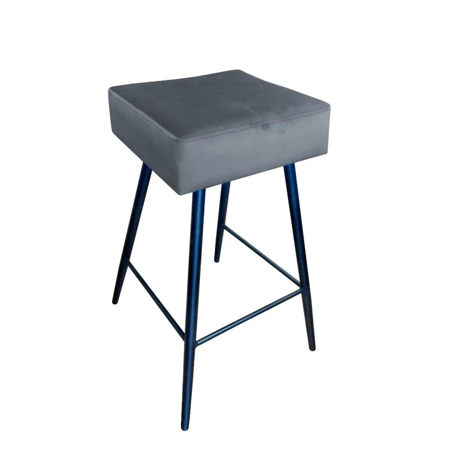 Hoker niski OLIMP BL VELVET ciemno szary