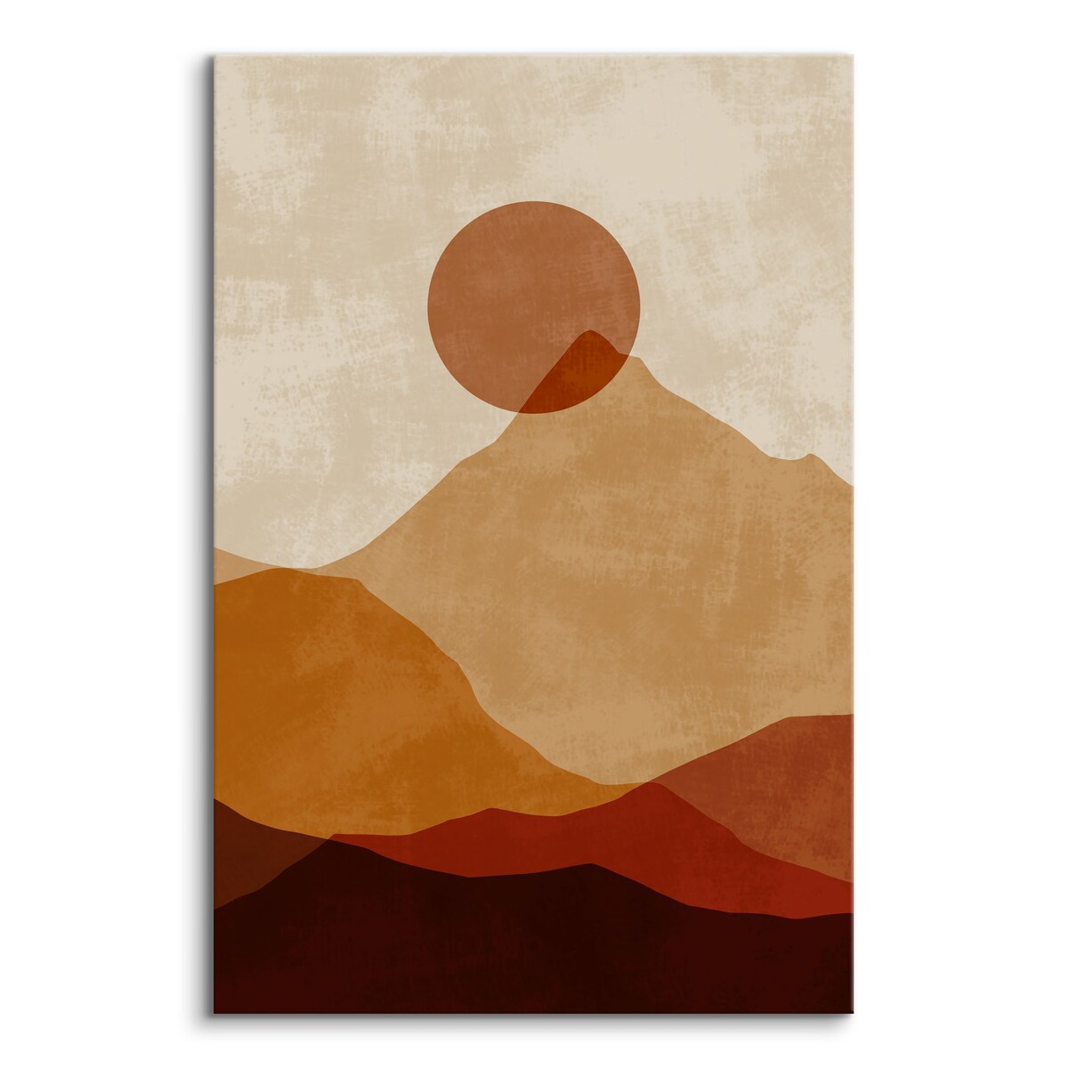 Obraz Krajobraz Górski Boho Zachód Słońca 80x120cm