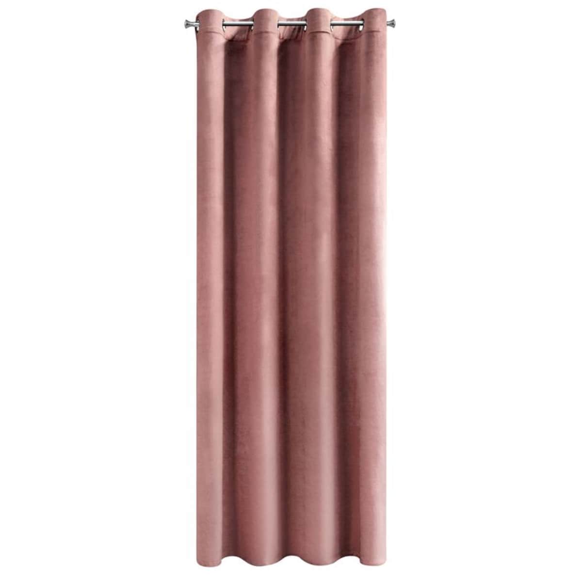 Zasłona Półzaciemniająca Kółka Welurowa Welwet Velvet Aksamitna Gładka