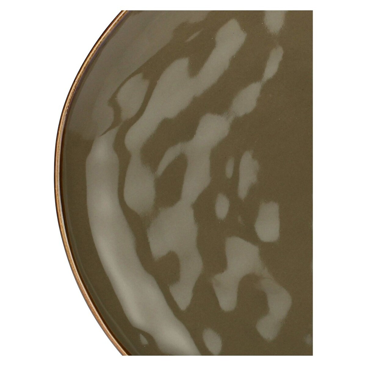 Zestaw 4 talerzy obiadowych Concerto Grigio Tortora - Szaro-brązowy, 27 cm