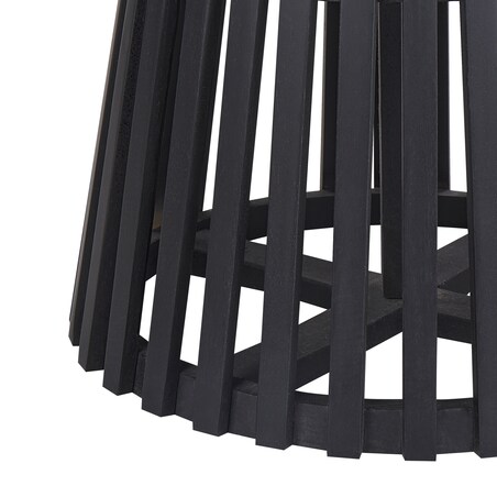 Stół do jadalni MESILLA Czarny 120 cm 120 cm Drewno akacjowe