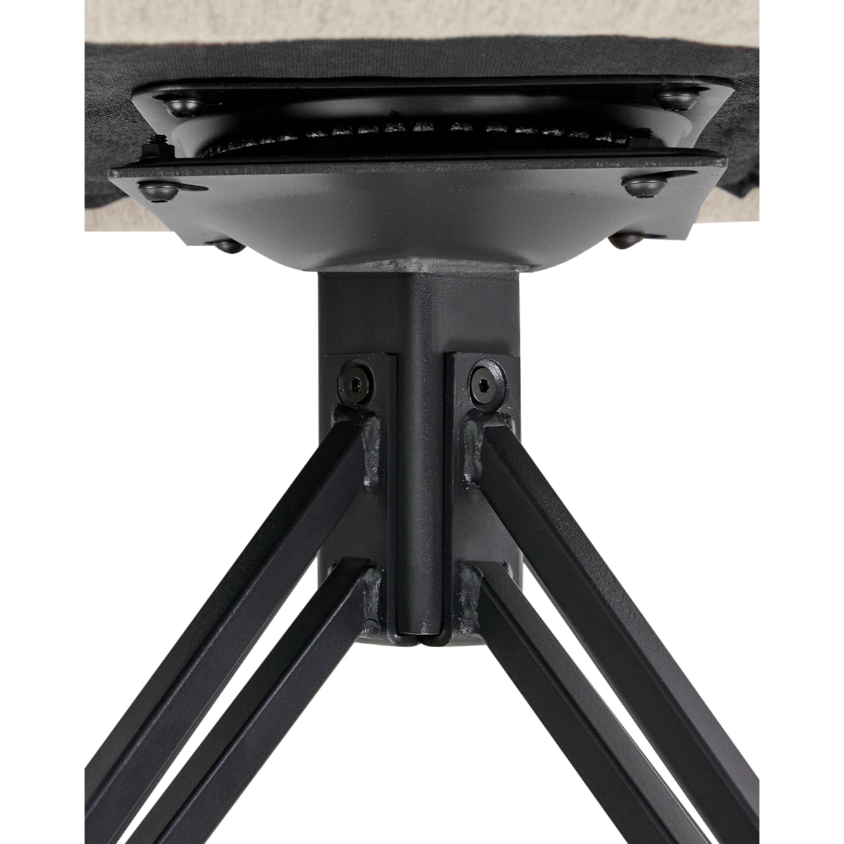 Zestaw 2 krzeseł JODAR Tkanina Beżowoszary