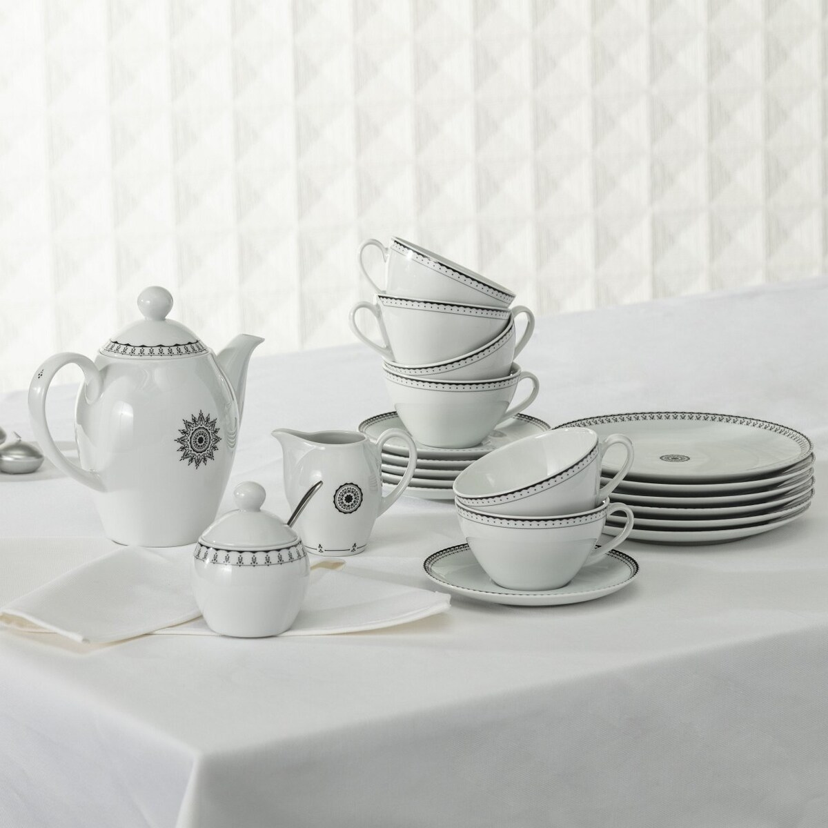 Serwis kawowy Constanza 6/21, 40 x 40 x 34 cm