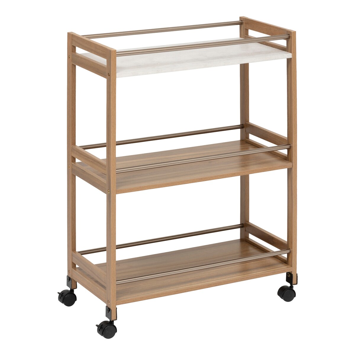 Mobilny wózek kuchenny COME, 3 poziomy, 80 cm