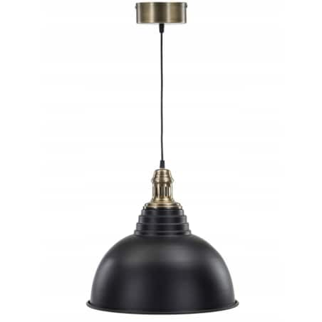 LAMPA wisząca SIENNA XL czarny mat śr. 38cm
