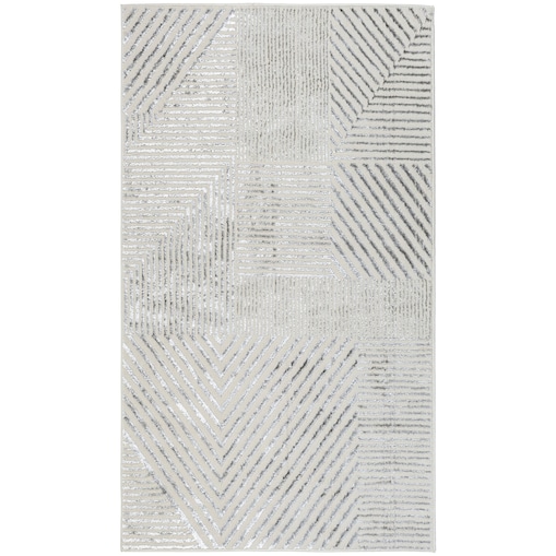 Dywan nowoczesny Tori 67x120 cm e-floor OEKO-TEX geometryczny szary