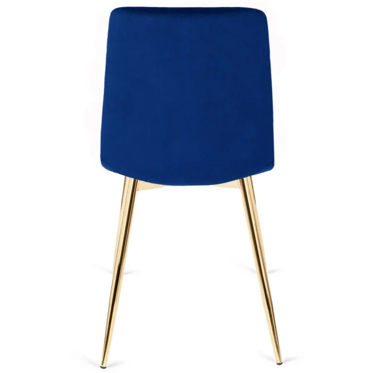Krzesło Tapicerowane Kuchenne Do Salonu Granatowe YORK Welur