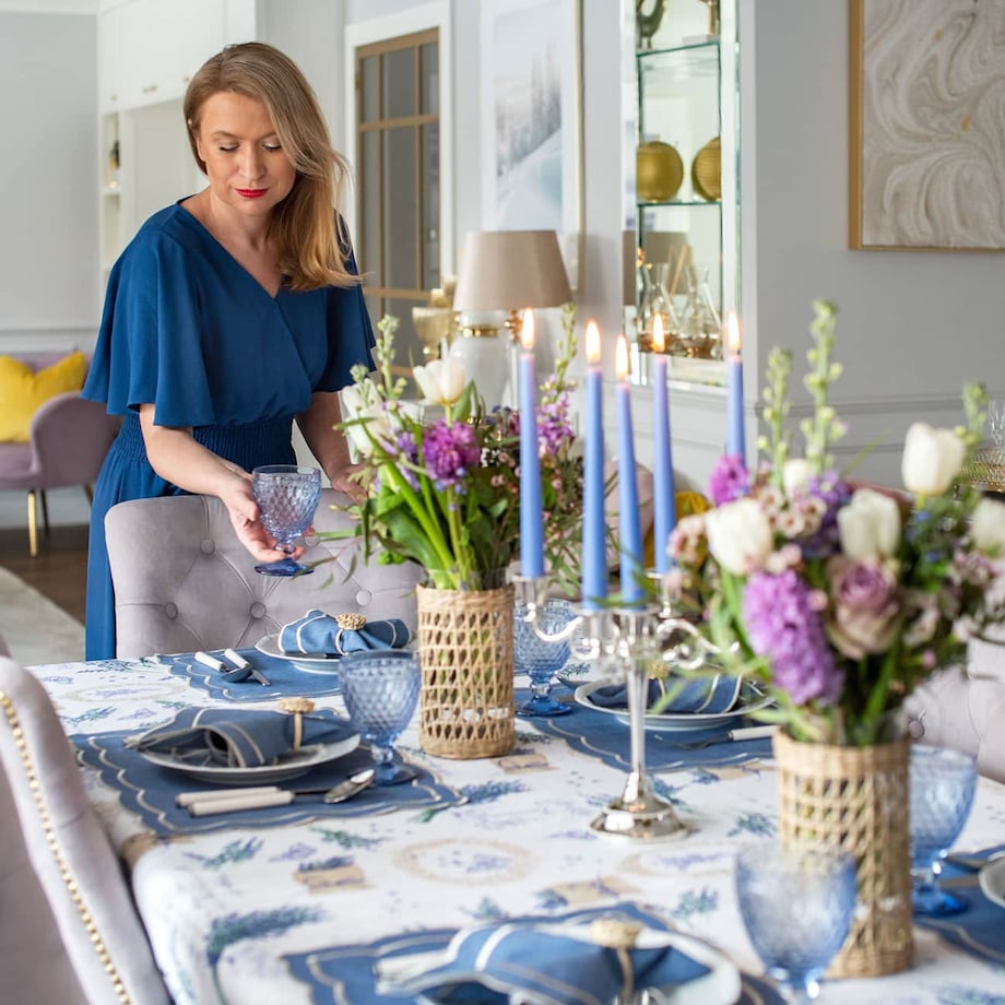 Obrus Lavender - 130 cm x 250 cm -